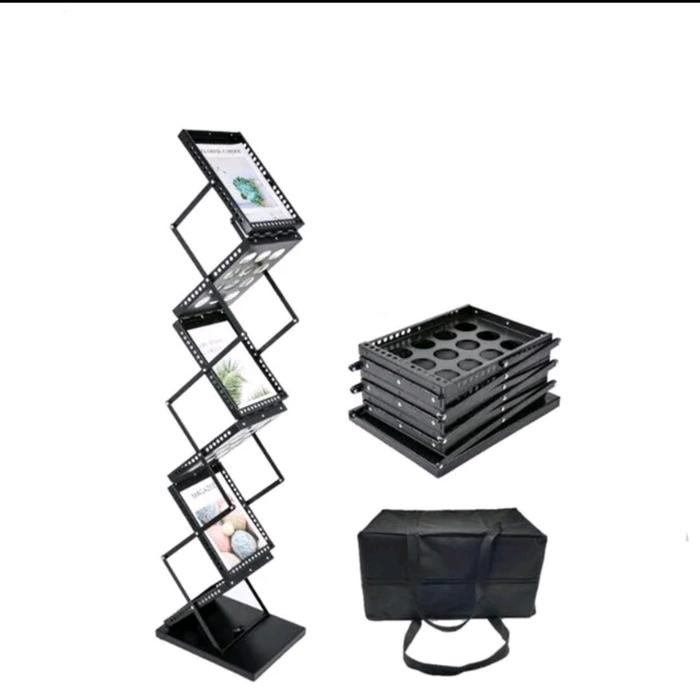 

Rak Brosur Besi Hitam Lipat 4 Susun 7 Susun Rak Brosur Besi