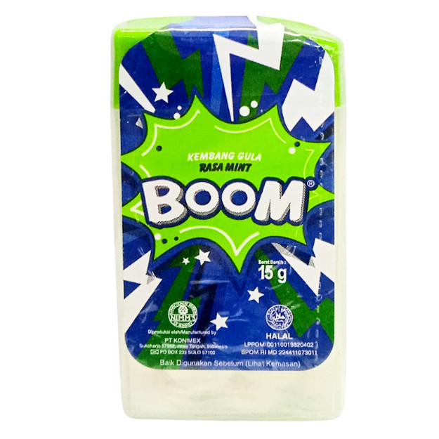 

S37600 BOOM MINT PERMEN STICK 15GR MAJU BERSAMA (20250910)