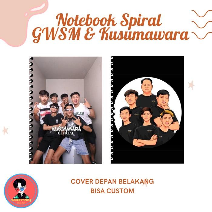 

OJ Notebook Spiral GWSM dan KUSUMAWARA - Buku Tulis Buku Catatan GARUDA WISNU SATRIA MUDA