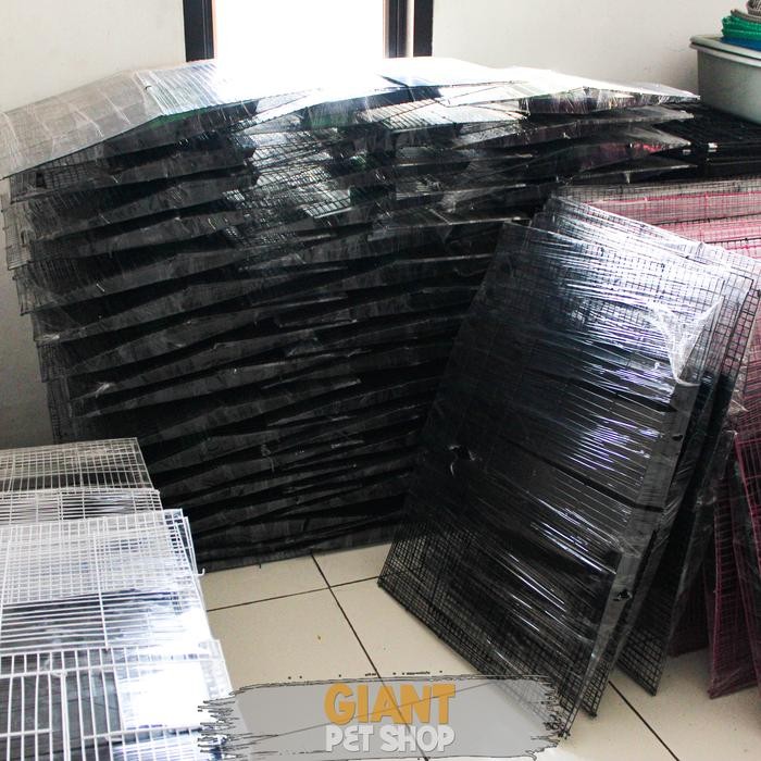 KANDANG Kucing Jumbo XXL 90 Tingkat 3 Kandang Besi Hewan Uk Jumbo