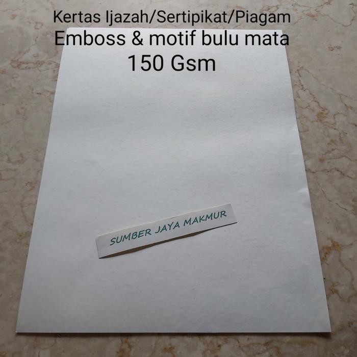 Pilihan- Kertas Ijazah/Sertifikat/Piagam - Kertas Emboss Dan Motif