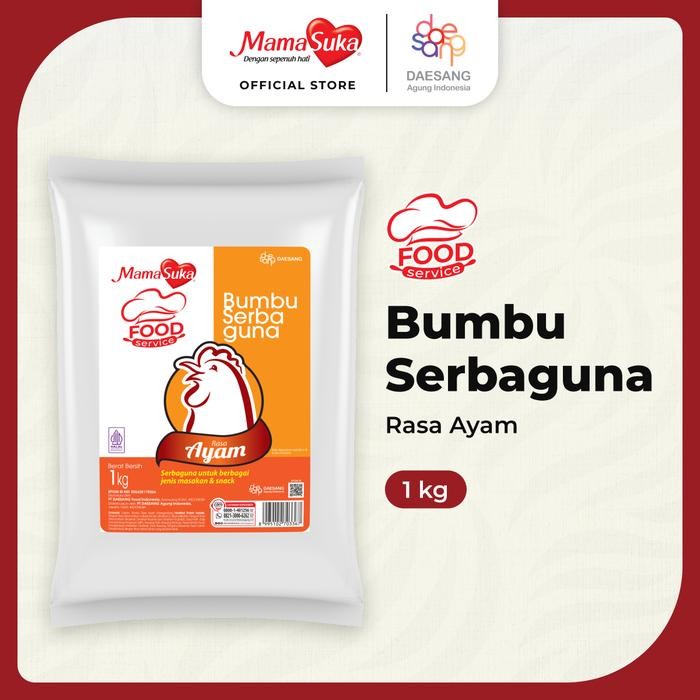 

Stok Baru MamaSuka - Bumbu Serbaguna Rasa Ayam 1 Kg