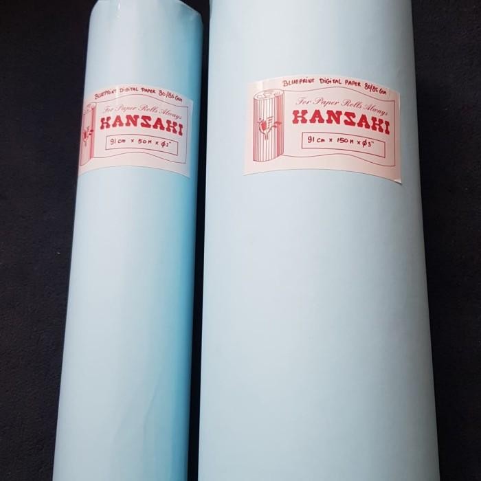 

Kertas Blueprint Digital Paper 80/85 Gsm A0 36 Inch(50 M) " ONLY