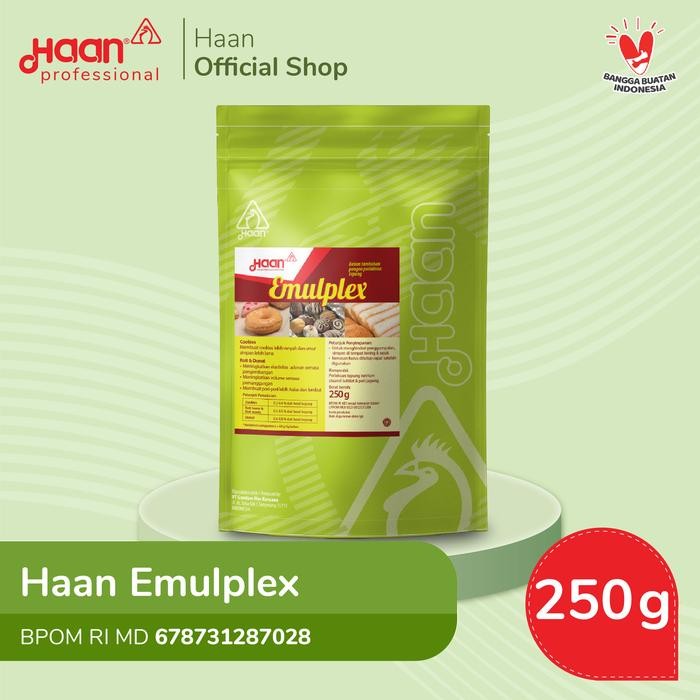 

Stok Baru HAAN EMULPLEX 250gr - EMULSIFIER