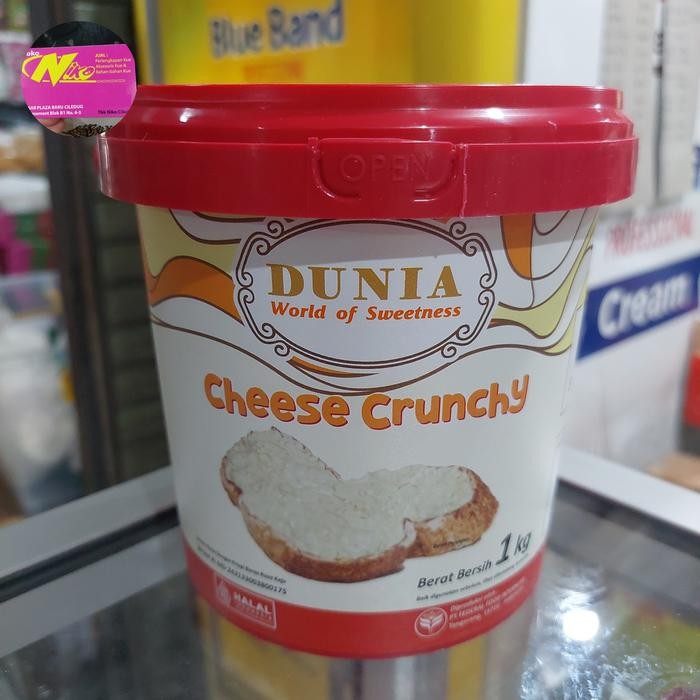 

Stok Baru Dunia Cheese Crunchy 1kg khusus grab dan gojek
