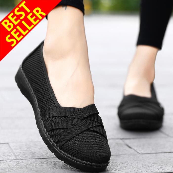 Donatello - Sepatu Wanita Korean Style.Sepatu Flat Shoes Wanita.Sepatu Karet Wanita.Sepatu