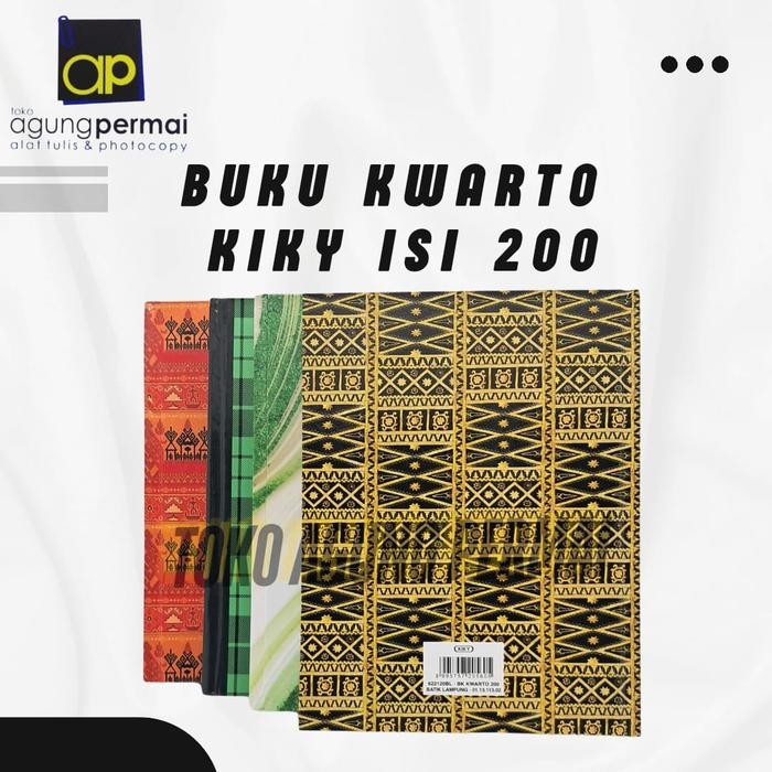 

Buku Kwarto Kiky isi 200