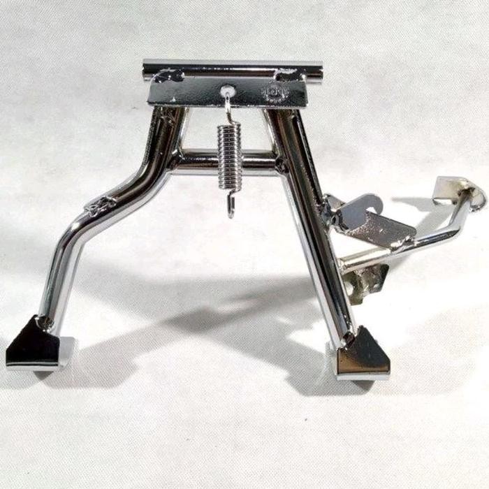 ORIGINAL Setandar Dua Standar Tengah Honda Beat,Vario 110,Scoopy Ring 14 Dan 17 - CHROME READY STOCK