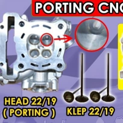 HEAD NMAX ALBRONZE + PORTING CNC + KLEP