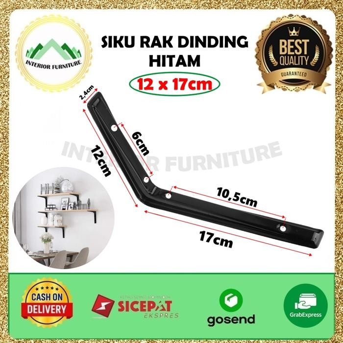 Siku Rak Dinding Besi L Rak Penyangga Bracket Ambalan Siku Breket KUAT