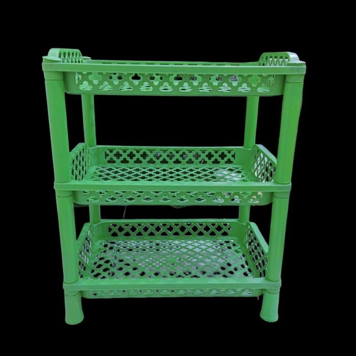 Rak buku / Rak Map / Rak dapur plastik susun 3