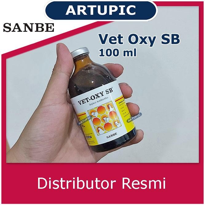 Vet Oxy SB 100 ml Obat Pernafasan OTC Sapi Kambing Kerbau Anjing Kucin