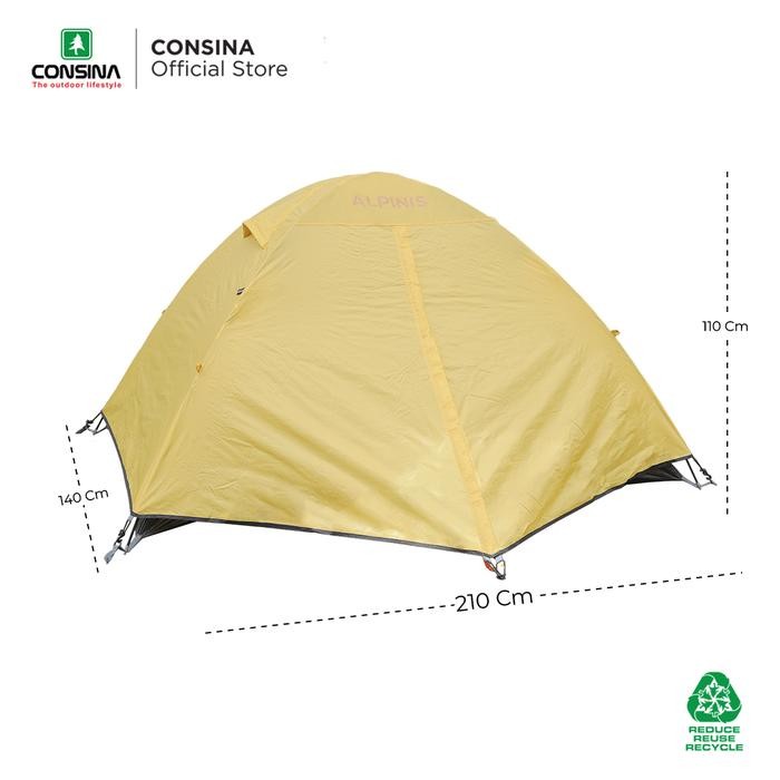 Consina Alpinis Tenda Gunung 2-3 Orang Outdoor Camping Hiking Tent