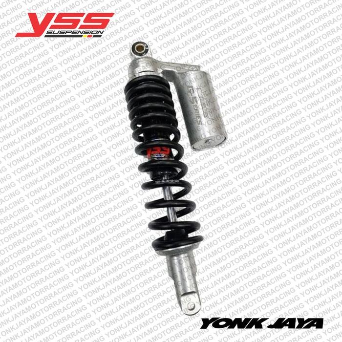 SHOCK YSS G-SERIES SILVER SERIES SMOOTH OC302-340T 340MM BLACK/BLACK/SILVER VARIO 160