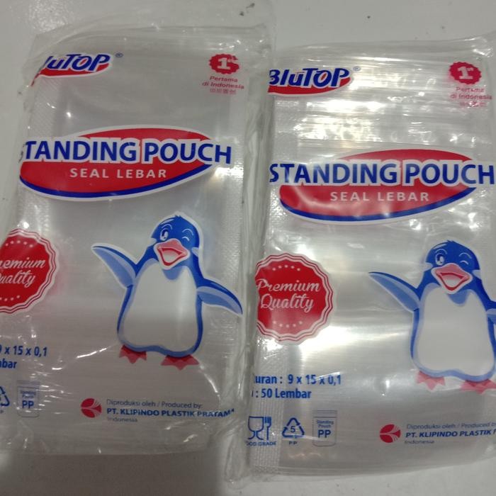 plastik standing pouch 9x15 double seal