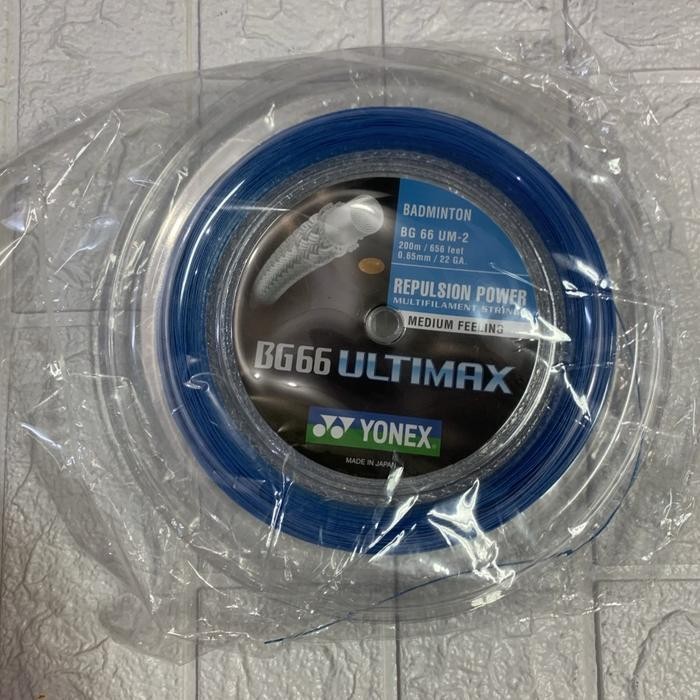 Senar Badminton Yonex Bg66 Ultimax / Bg 66 Ultimax Roll Sp Original Promo 