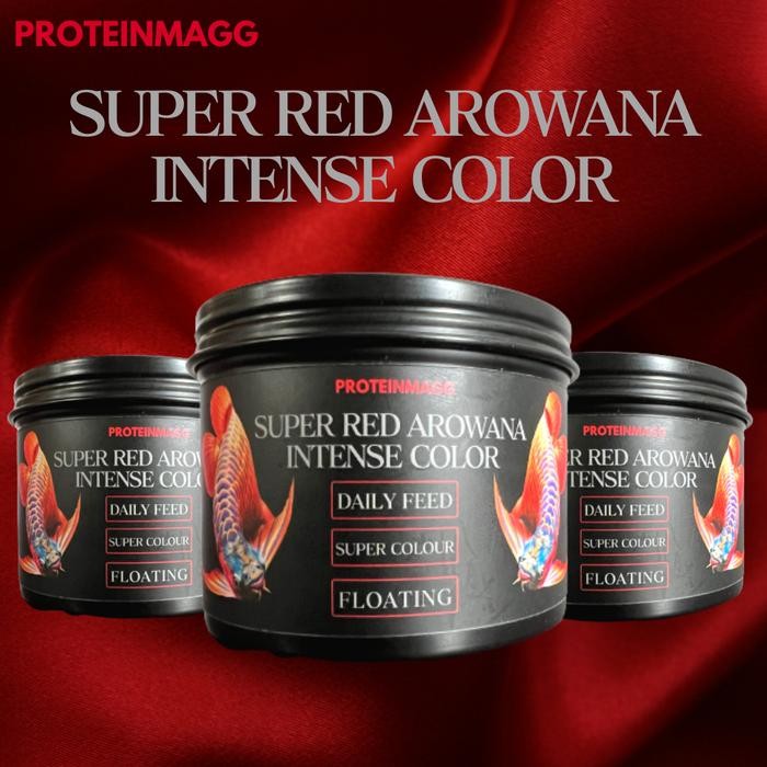 SUPER RED AROWANA INTENSE COLOR PELET AROWANA SUPER RED 100 GR