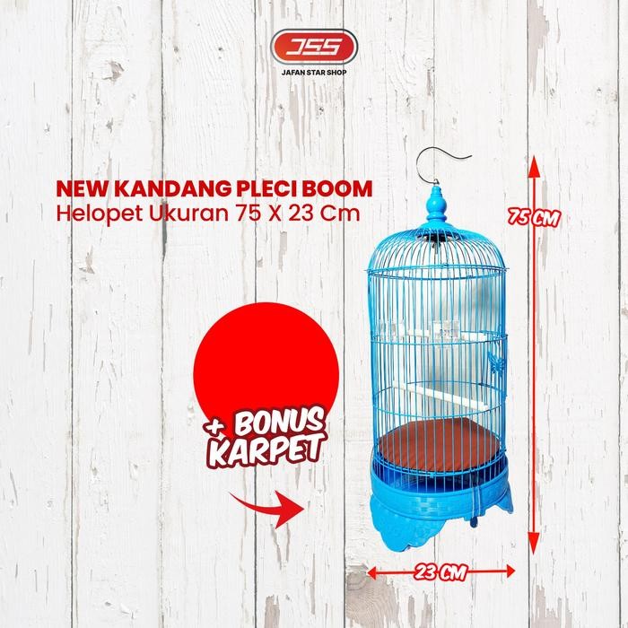 Phoenix Aviary - Sangkar Kandang Pleci Helopet Boom Diameter 23 Cm