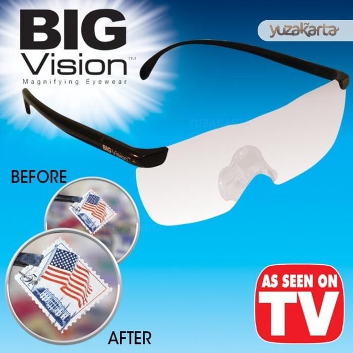 Kacamata Pembesar Big Vision Magnifier Glasses