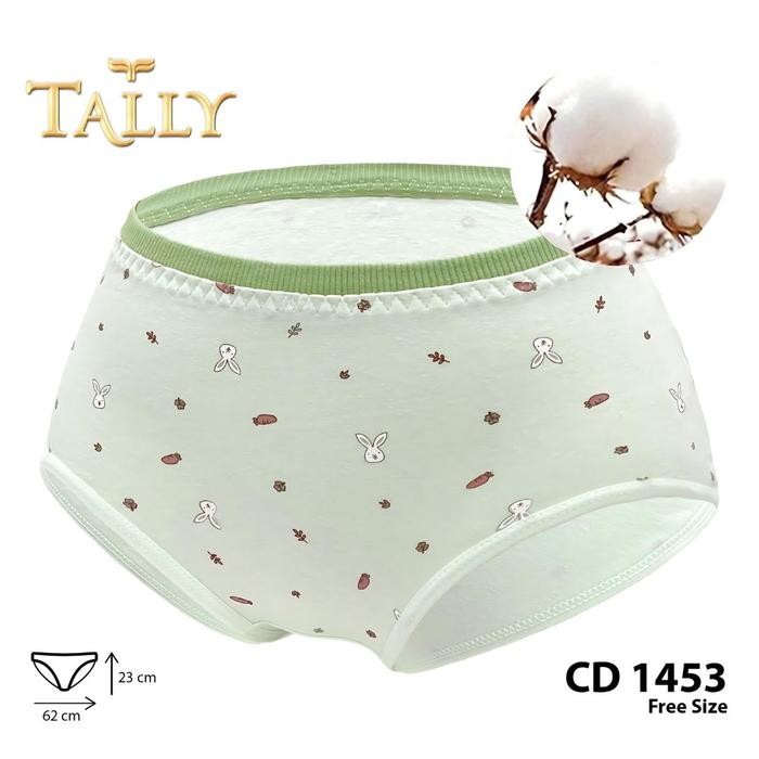 OFR3  Tally Sarwendah Cd 1453 Celana Dalam Wanita Segitiga Bahan Katun Fit To L-Xl Cd Wanita