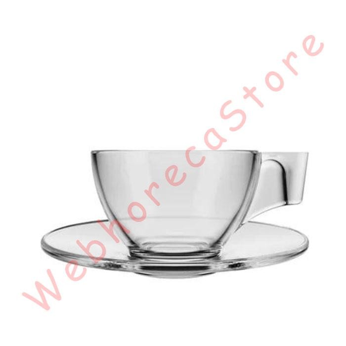 Nadir Astral Esspresso Cup Saucer 90ml/ Cangkir Tatak Kopi Kaca 3oz