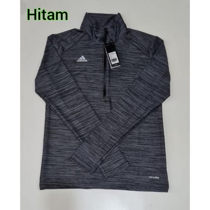 Baju Sport Berkerah Lengan Panjang Kaos Olah Raga Sepeda Pria ADIDAS