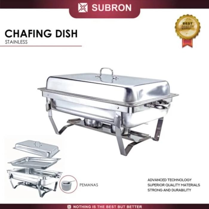 Pemanas Segi Prasmanan Jumbo Subron / Square Chafing Dish Jumbo Subron