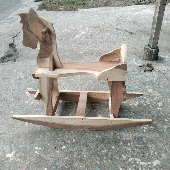 MAINAN EDUKASI. KUDA GOYANG KAYU