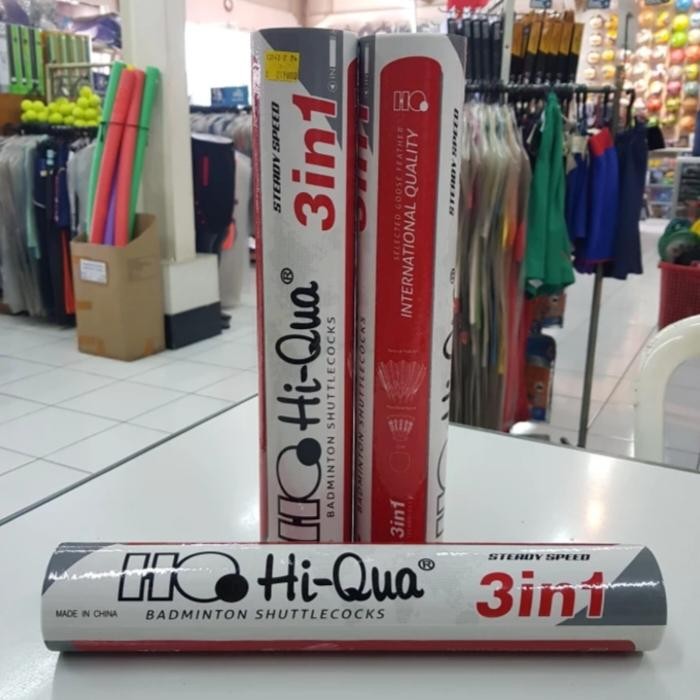 Cock Kok Shuttlecock Badminton Bulutangkis Hi-qua Hiqua 3-1 original