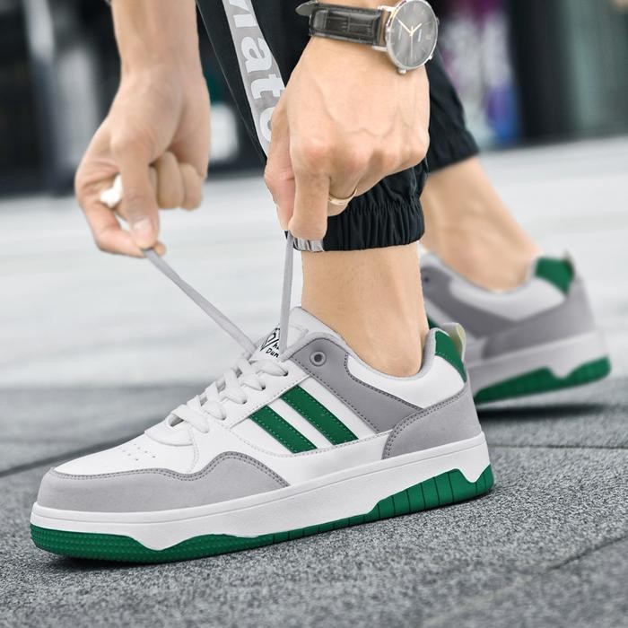 Sepatu Sneakers Safety Sport Green Kanon Sepatu Safety Sport Sepatu Kerja Sepatu Pabrik Sepatu