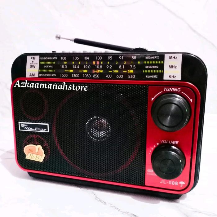 643w- Radio Jinlong Jl-008 Radio Portable Bluetooth Radio Clasik