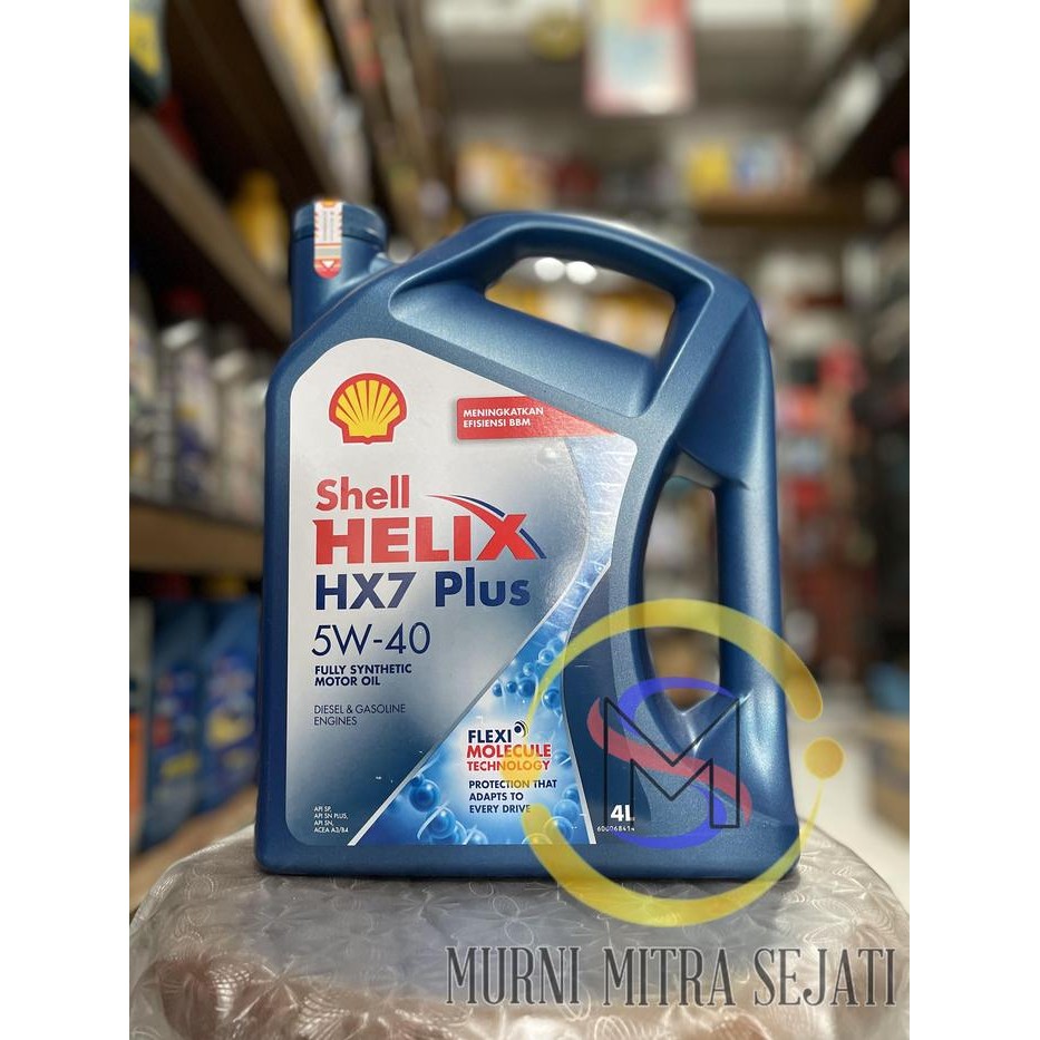 Shell Helix HX7 Plus SAE 5W-40 HX-7 H X7 5W40 5 W 40 4 L