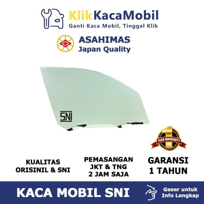Ready Kaca Pintu Depan Kiri Kaca Mobil Mitsubishi L300 - Asahimas Bergaransi