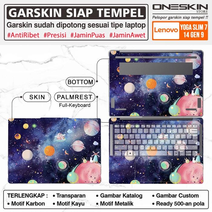 Garskin Sticker Laptop Lenovo Yoga Slim 7 7i-14 14IMH9 Gen 9 Full Body