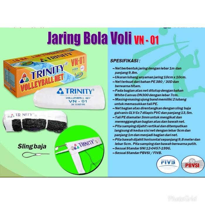 SIAPKIRIM net voli Trinity PBVSI ,FIVB READY STOCK