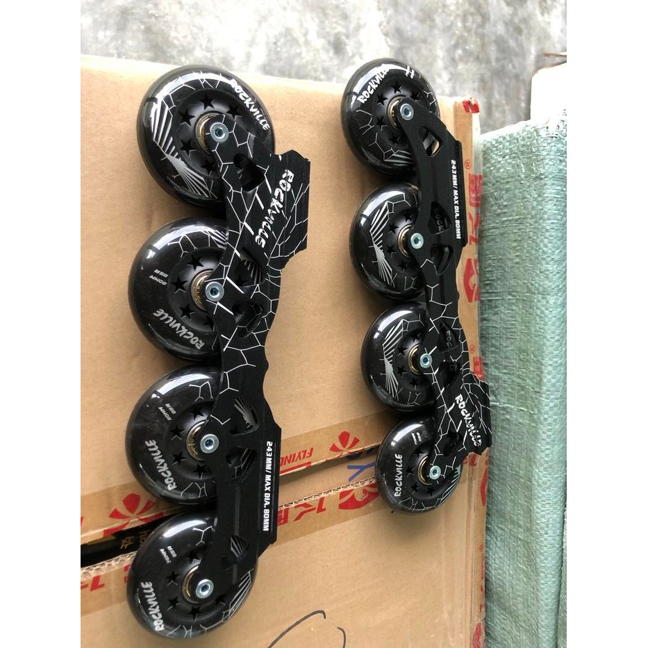 frame set sepatu roda flying eagle e3 4x80mm