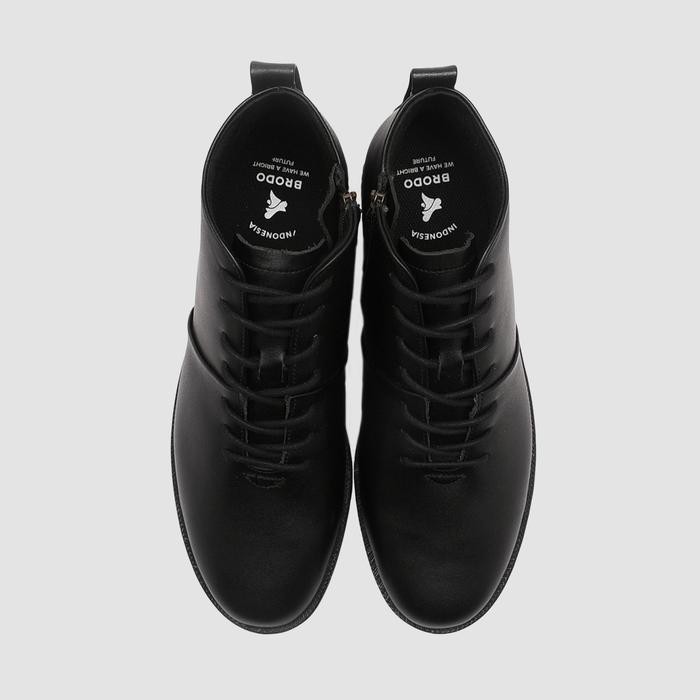 fwxh-Brodo - Sepatu Signore Ez Full Black