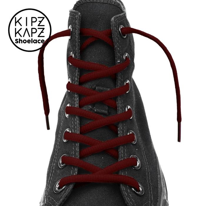 fwxh-Kipzkapz Osp9 Red Maroon - 90Cm 115Cm 140Cm - Tali Sepatu Oval / Oval Shoelace 6Mm