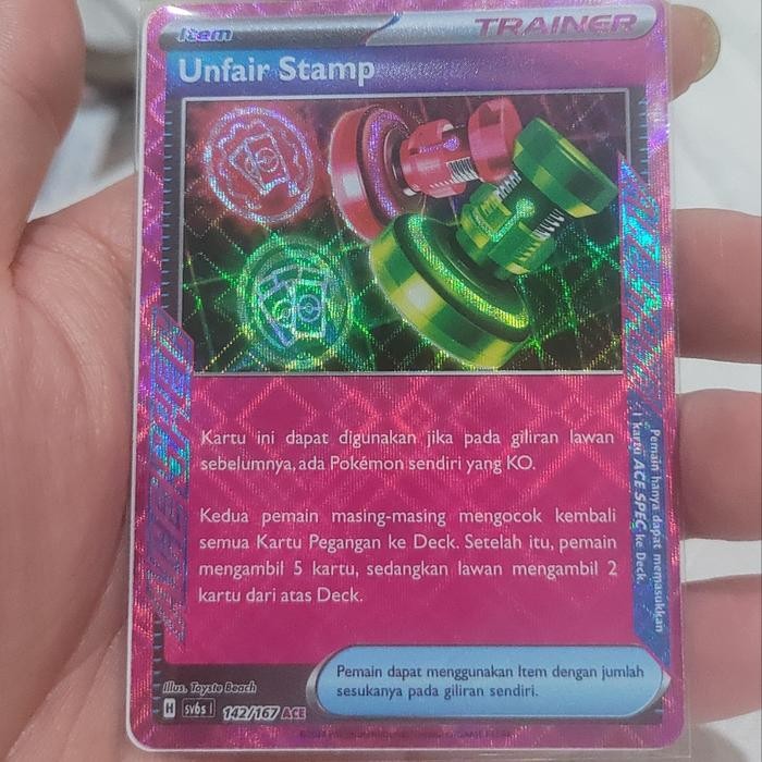 READY unfair stamp sv6s TCG pokemon G00D QU4LITY