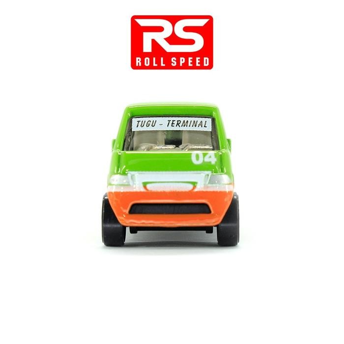 Diecast Metal 1:64 RS Roll Speed Angkot Hijau