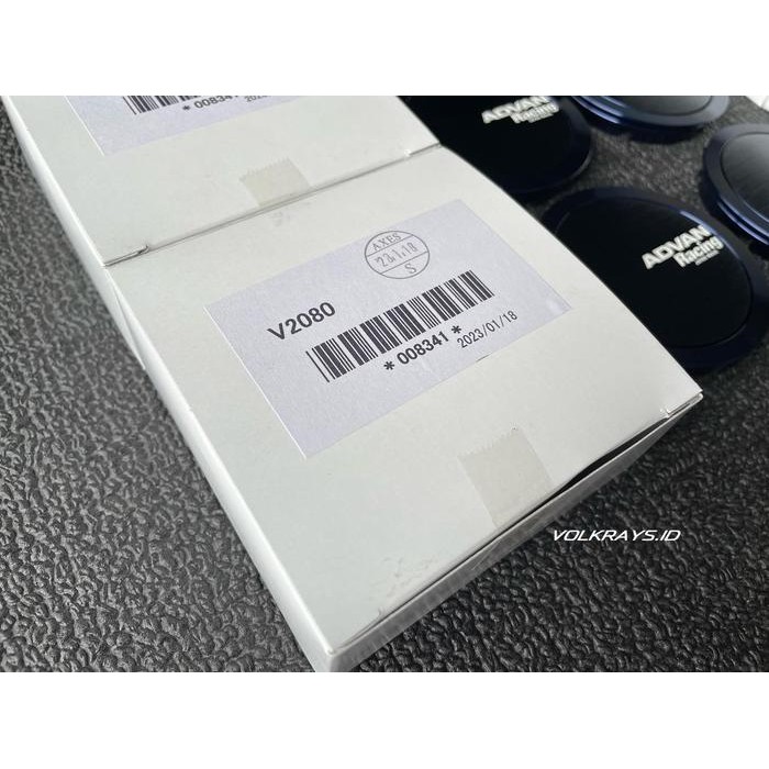 Advan Racing Center Cap Full Flat Blue Original Made in Japan (Dop Velg)