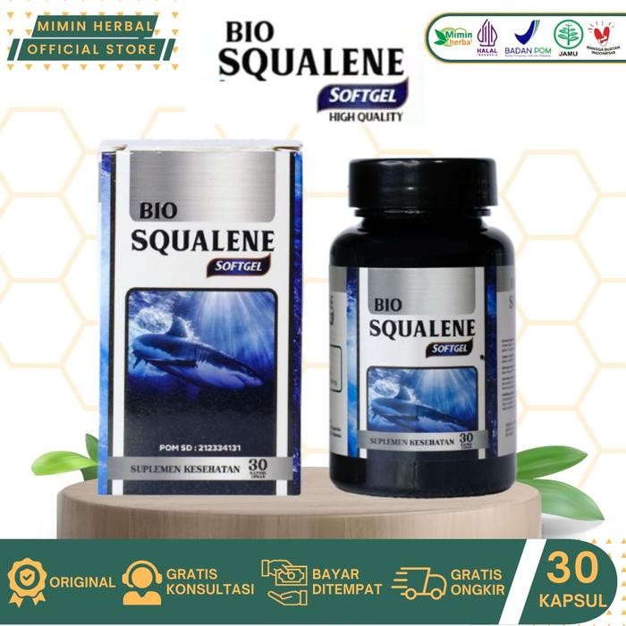qja4- Suplemen Herbal Bio Squalene Asli 100% Original Isi 30 Bpom Obat Ginjal