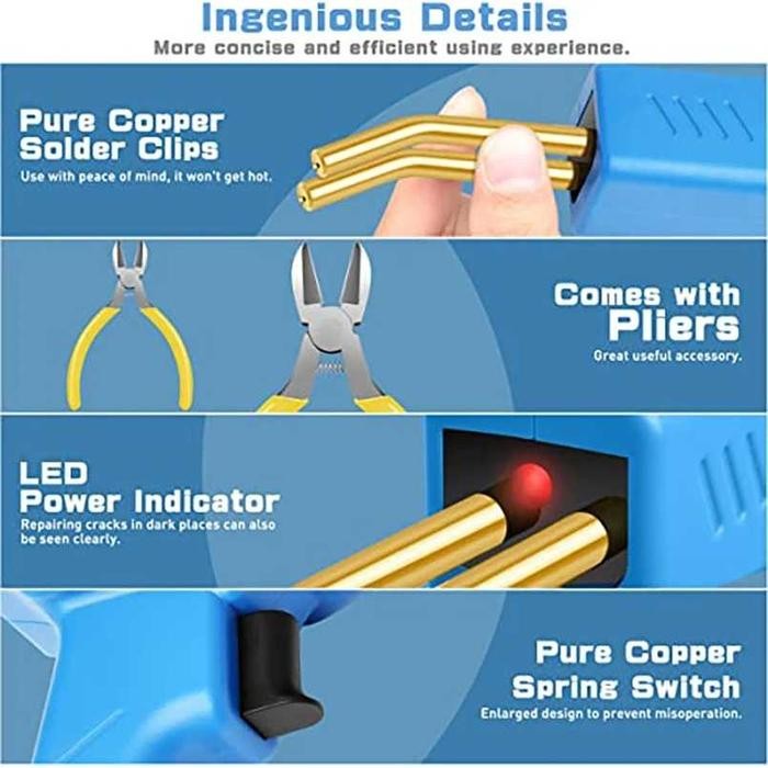 Import Alat Solder Plastik Bemper Stapler Plastik Las Bemper Mobil Las Plastik Bemper Las Slebor
