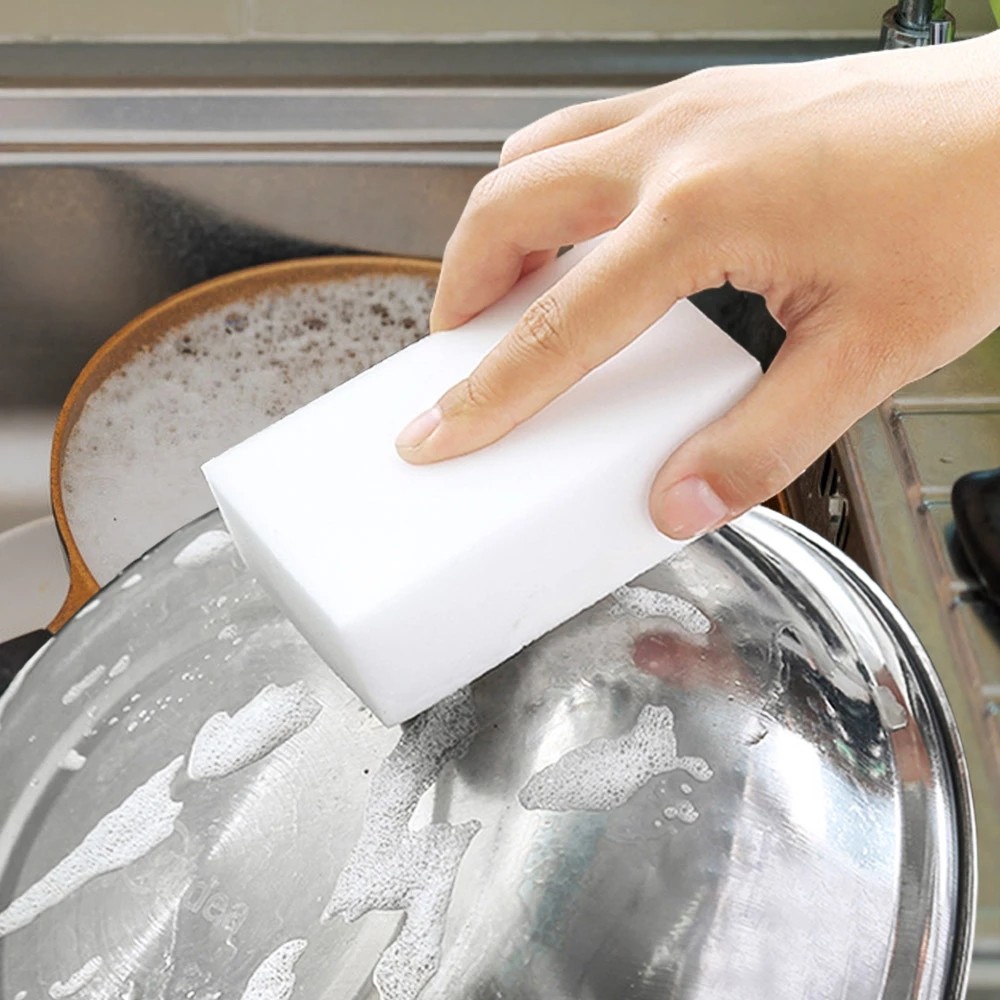 1-100pcs Magic Melamine Sponge Kitchen Sponge Eraser Magic Sponge Cleaner Dishwasing Sponge for Home