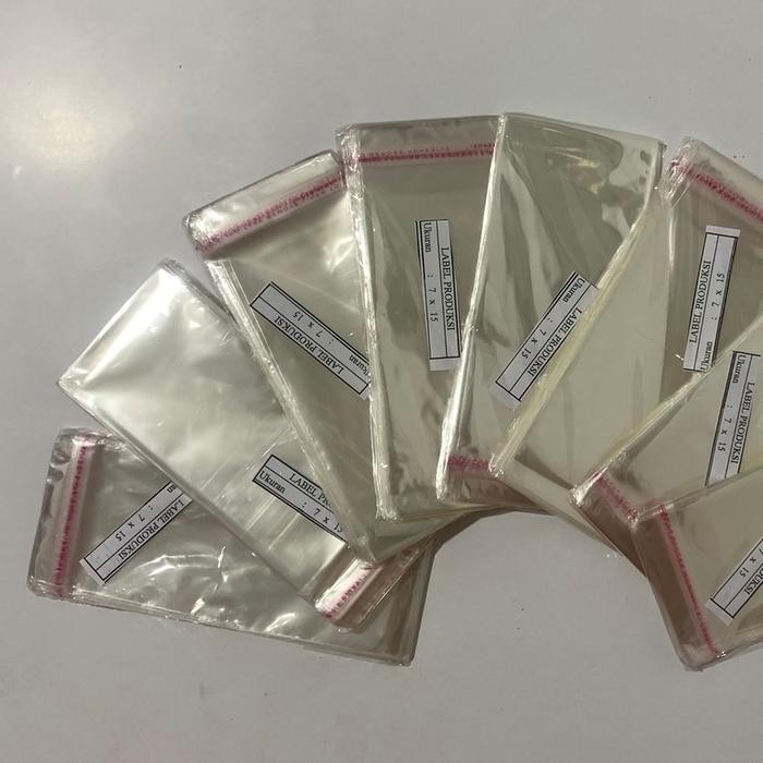 Plastik OPP untuk Buket / Plastik Opp 7x15 [isi 100pcs]