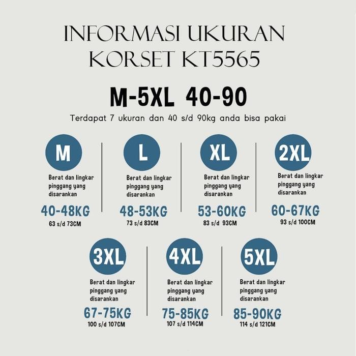 Korset Longtorso Coset Pelangsing Pengecil Perut Buncit Wanita Korset Baju Pelangsing Korset