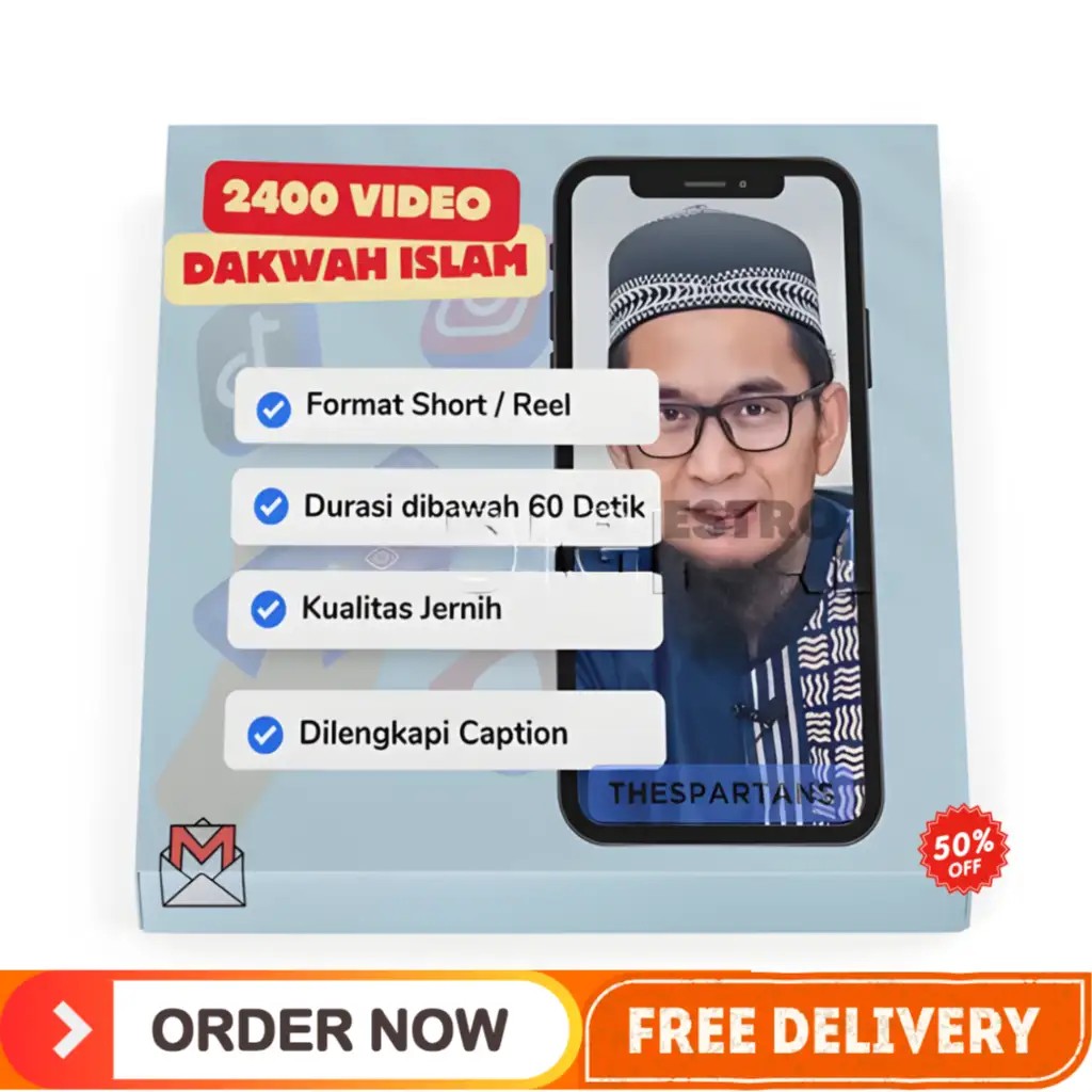 2400 Video Konten Dakwah Islam