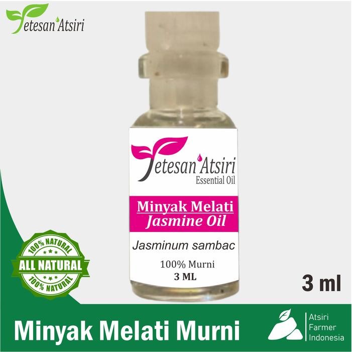 3ml minyak atsiri melati murni bunga melati jasmin jasmine jasminumsambac oil pure essential oil