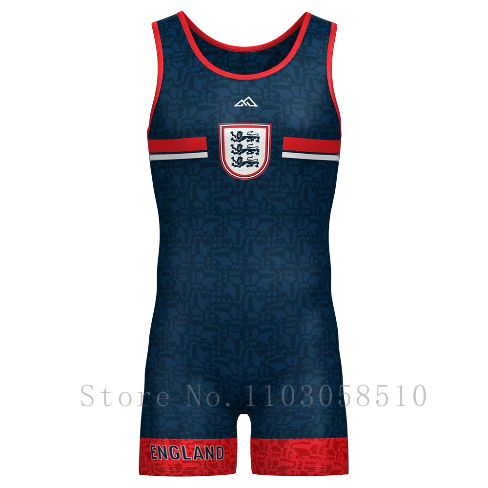 Men Wrestling Singlet Rowing Suit Bodysuit Leotard Outfit Underwear Sports Elastic Sleeveless