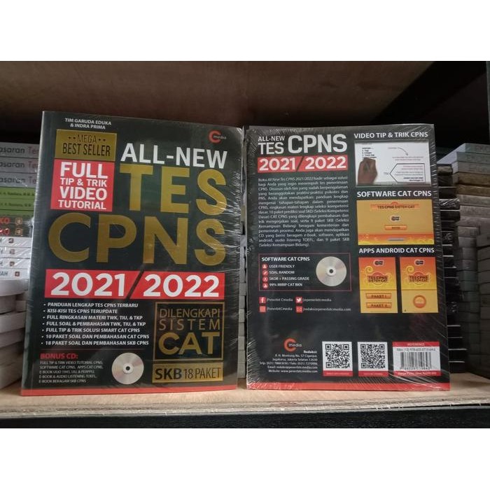 Origianal - Buku All New Tes Cat Cpns 2021/2022 Oleh Tim Garuda Eduka Promo 